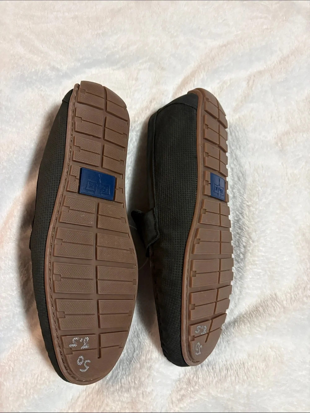 Flow Ltd. Men's Black Slip-On Penny Loafers